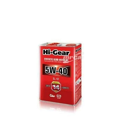 Моторное масло Hi-Gear HG1144 5W-40 полусинтетическое 4 л