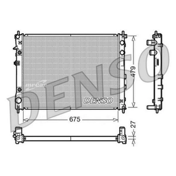 Радиатор Denso DRM36012