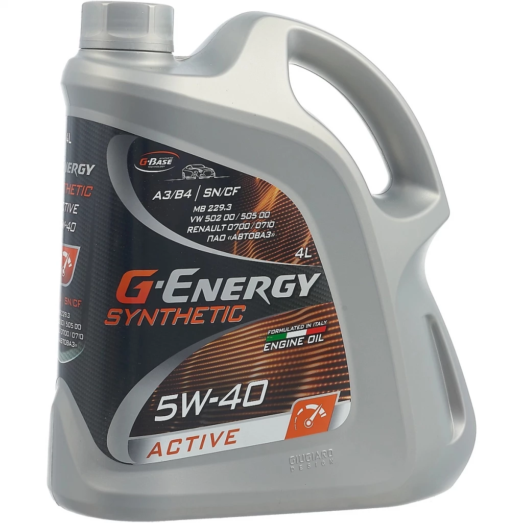 Моторное масло G-Energy Synthetic Active 5W-40 синтетическое 4 л