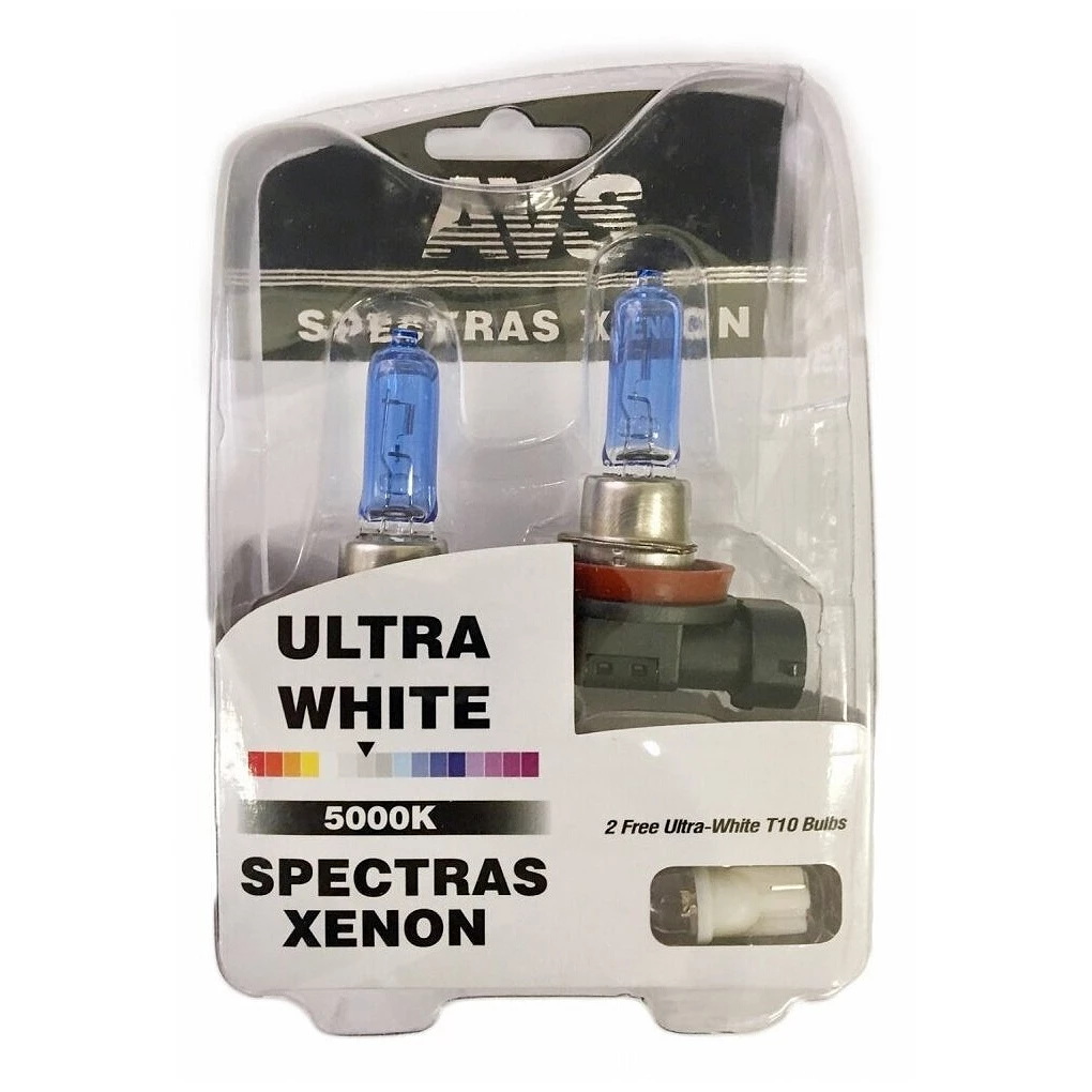 Лампа галогенная AVS Spectras A07247S H11 12V 75W, 2 шт.