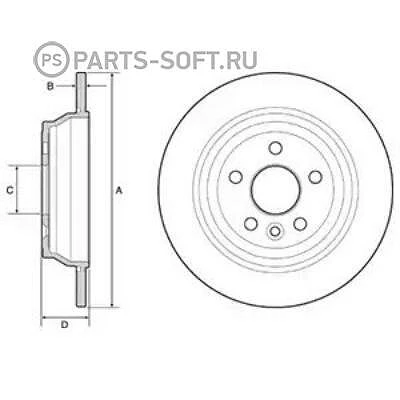 Диск тормозной DELPHI BG4656C