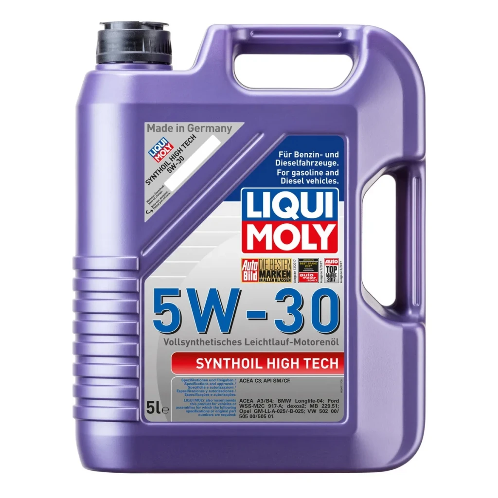 Моторное масло Liqui Moly Synthoil High Tech 5W-30 синтетическое 5 л