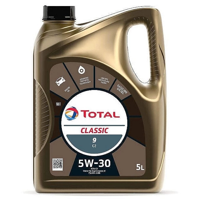 Моторное масло Total Classic 9 5W-30 синтетическое 1 л (арт. 213787)