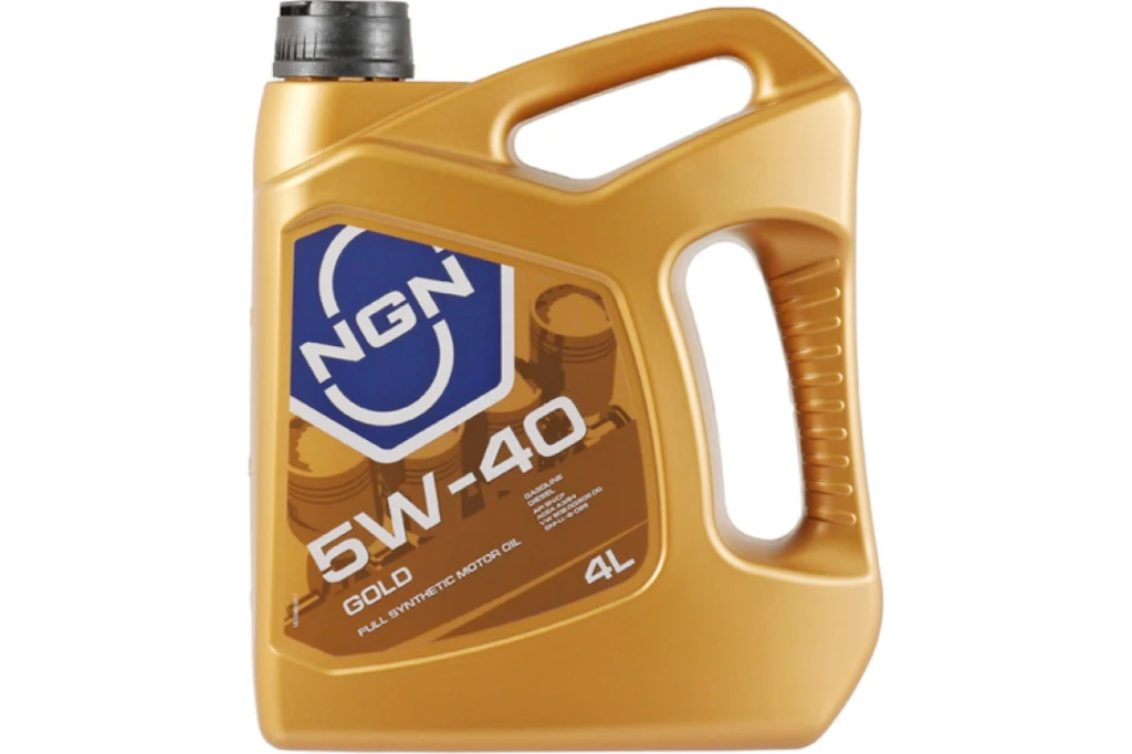 Моторное масло NGN GOLD 5W-40 синтетическое 4 л_уд