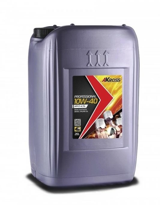 Моторное масло AKross PROFESSIONAL 10W-40 полусинтетическое 20 л