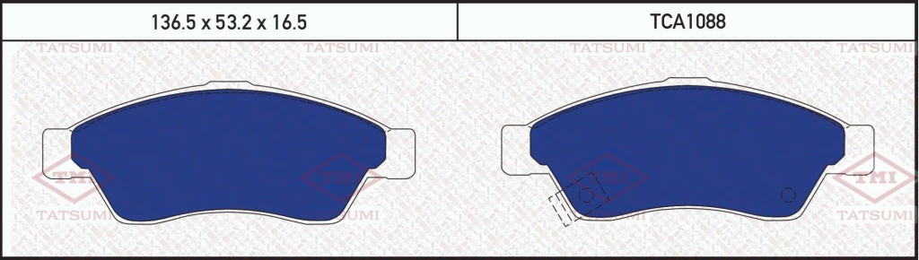 Колодки тормозные дисковые передние SUZUKI Liana 01-> TMI TATSUMI TCA1088