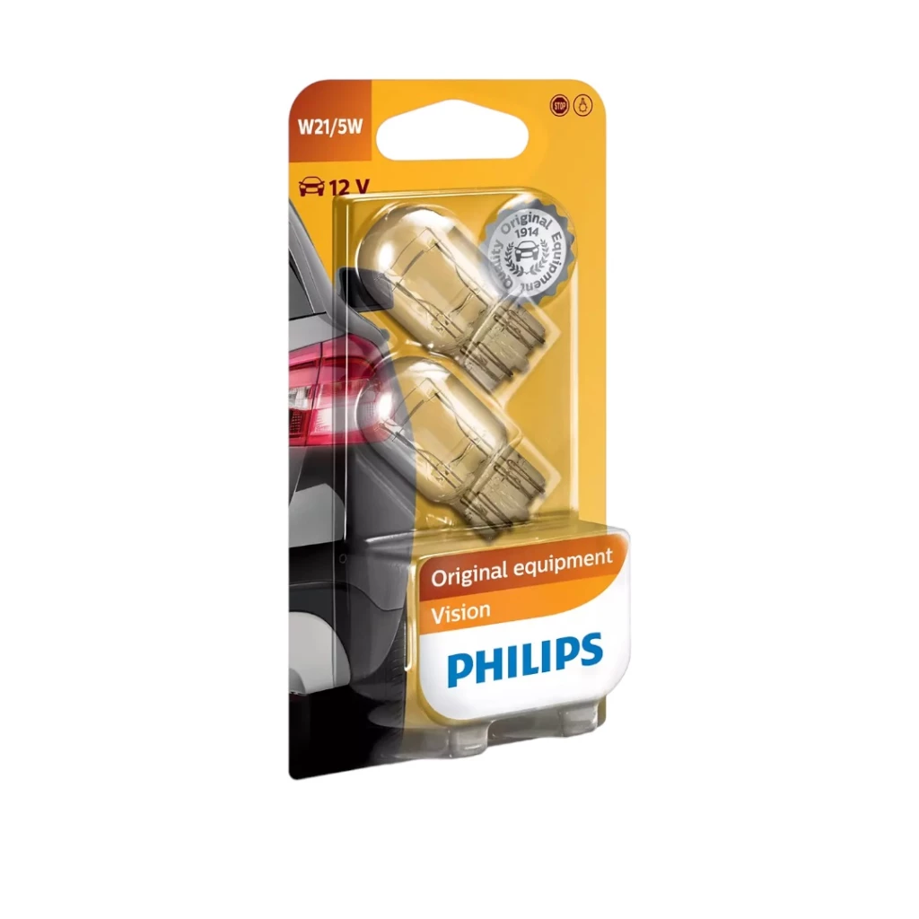 Лампа подсветки Philips 12066B2 W21/5W 12V 21W, 2