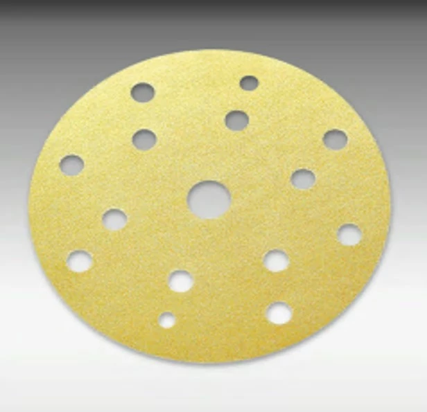 Круг абразивный Р0400 "GOLD" Abrasives (диаметр 150 мм, 15 отверстий)