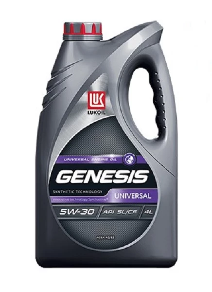 Моторное масло Лукойл Genesis Universal 5W-30 синтетическое 4 л