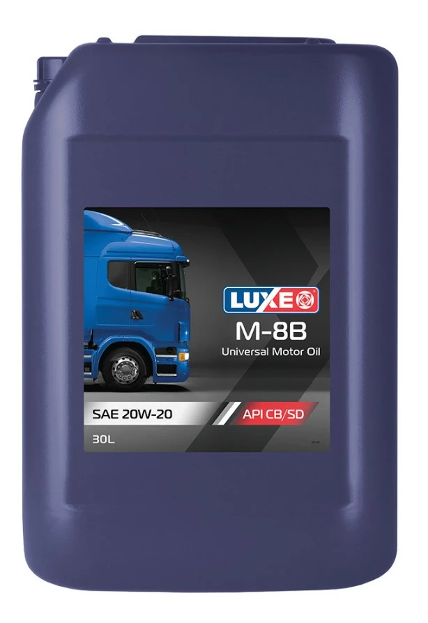 Моторное масло Luxe М8В 20W-20 минеральное 30 л