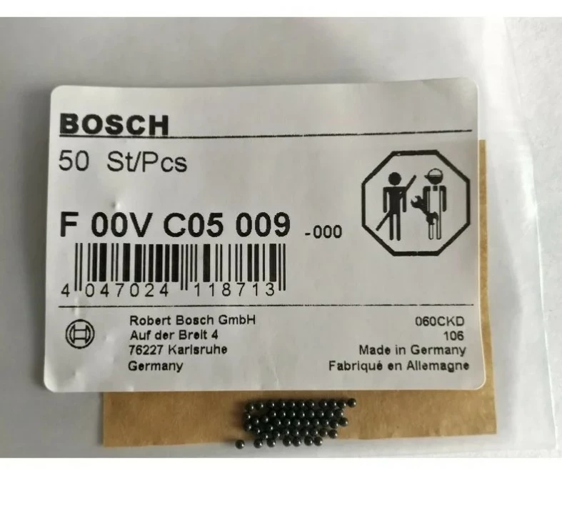 Шарик клапана BOSCH F00VC05009