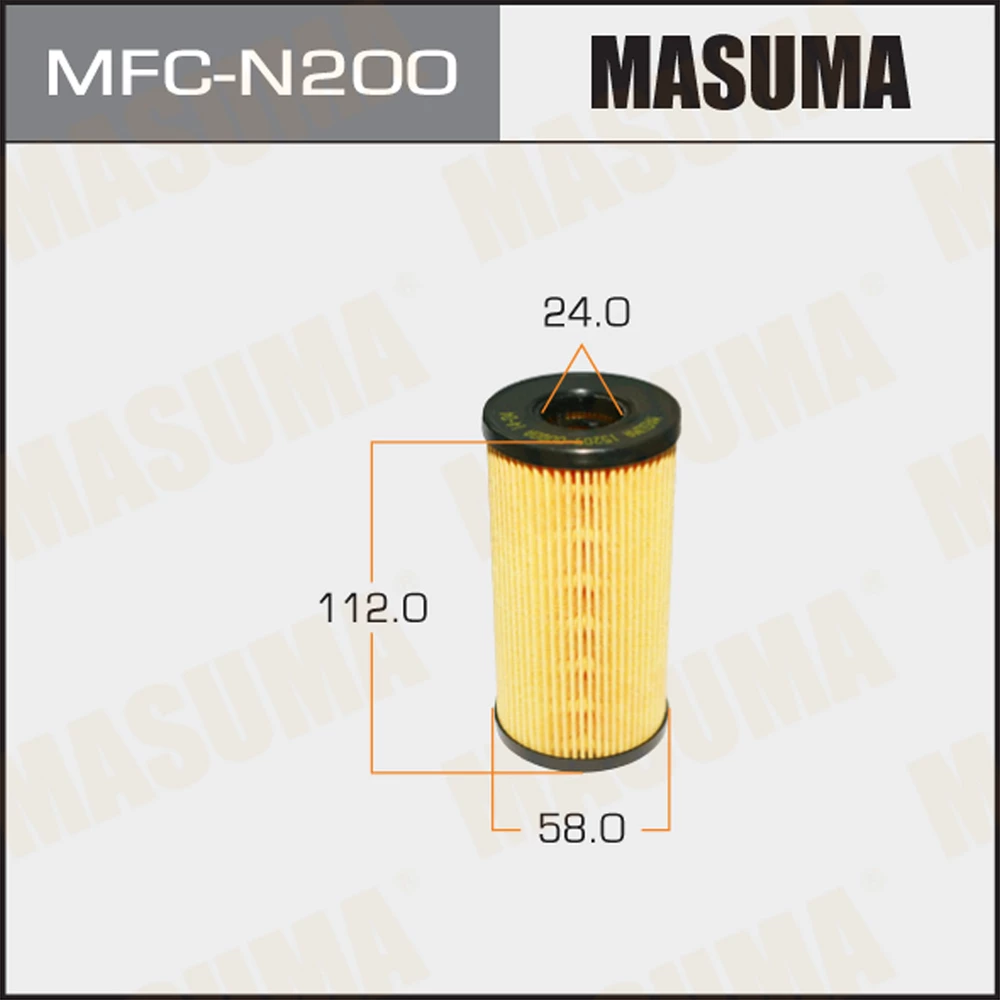 Фильтр масляный Masuma MFC-N200