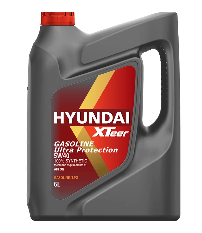 Моторное масло Hyundai XTeer Gasoline Ultra Protection 5W-40 синтетическое 6 л