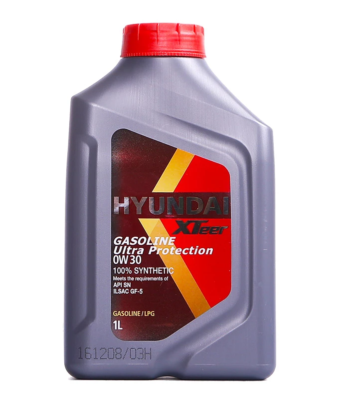 Моторное масло Hyundai XTeer Gasoline Ultra Protection 0W-30 синтетическое 1 л