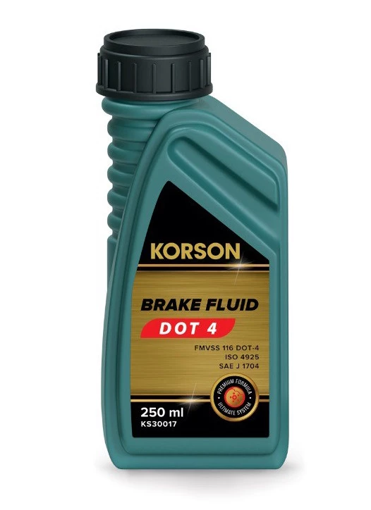 Тормозная жидкость KORSON Brake Fluid DOT 4 Class 4 0,25 л