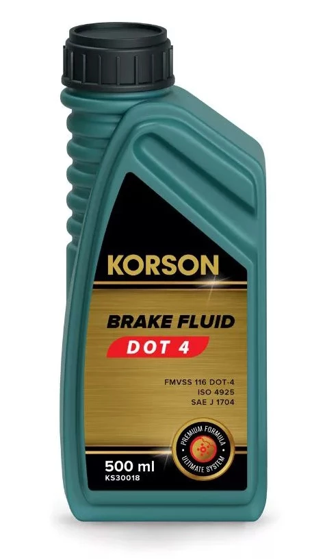 Тормозная жидкость KORSON Brake Fluid DOT 4 Class 4 0,5 л