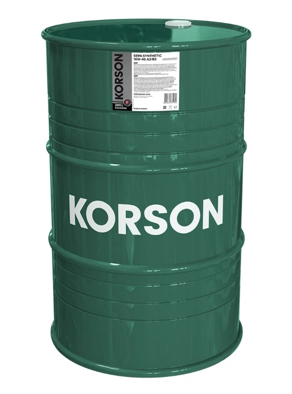 Моторное масло KORSON KS00046 10W-40 полусинтетическое 200 л