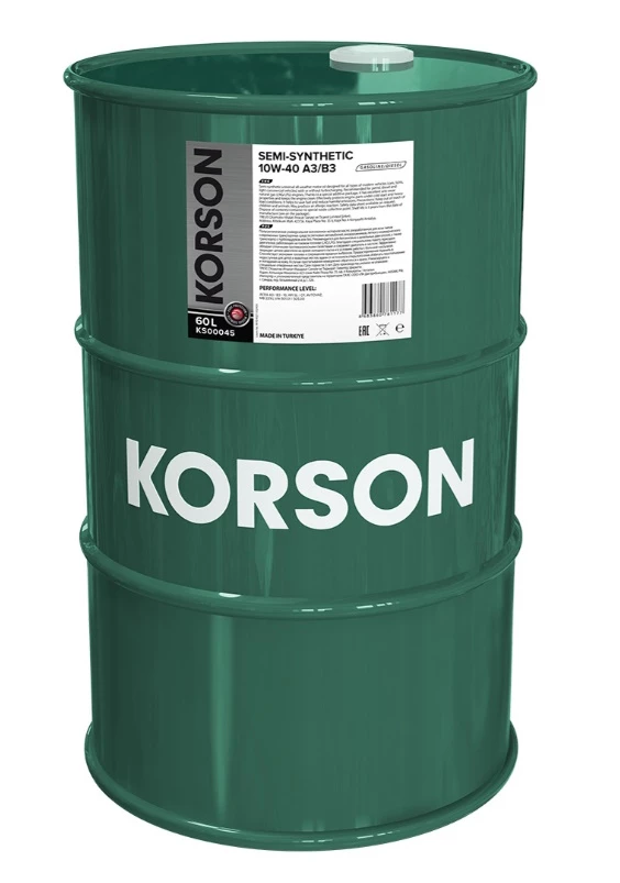 Моторное масло KORSON KS00045 10W-40 полусинтетическое 60 л