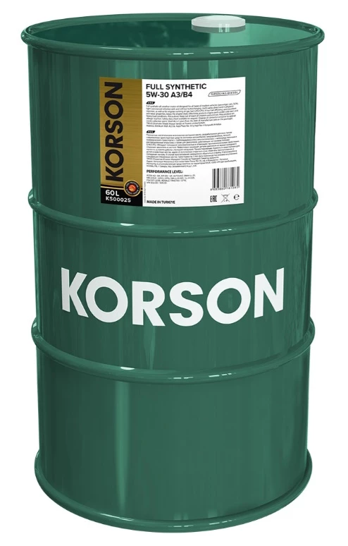 Моторное масло KORSON KS00025 5W-30 синтетическое 60 л