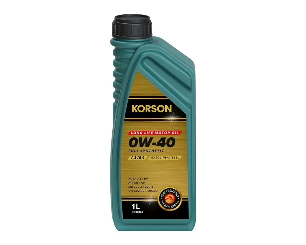 Моторное масло KORSON KS00161 0W-40 синтетическое 1 л