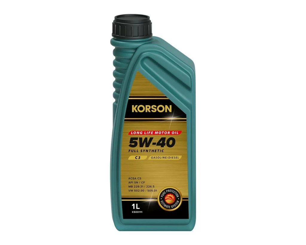 Моторное масло KORSON KS00111 5W-40 синтетическое 1 л