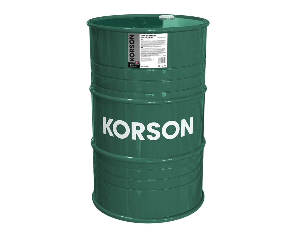 Моторное масло KORSON KS00096 5W-30 полусинтетическое 200 л