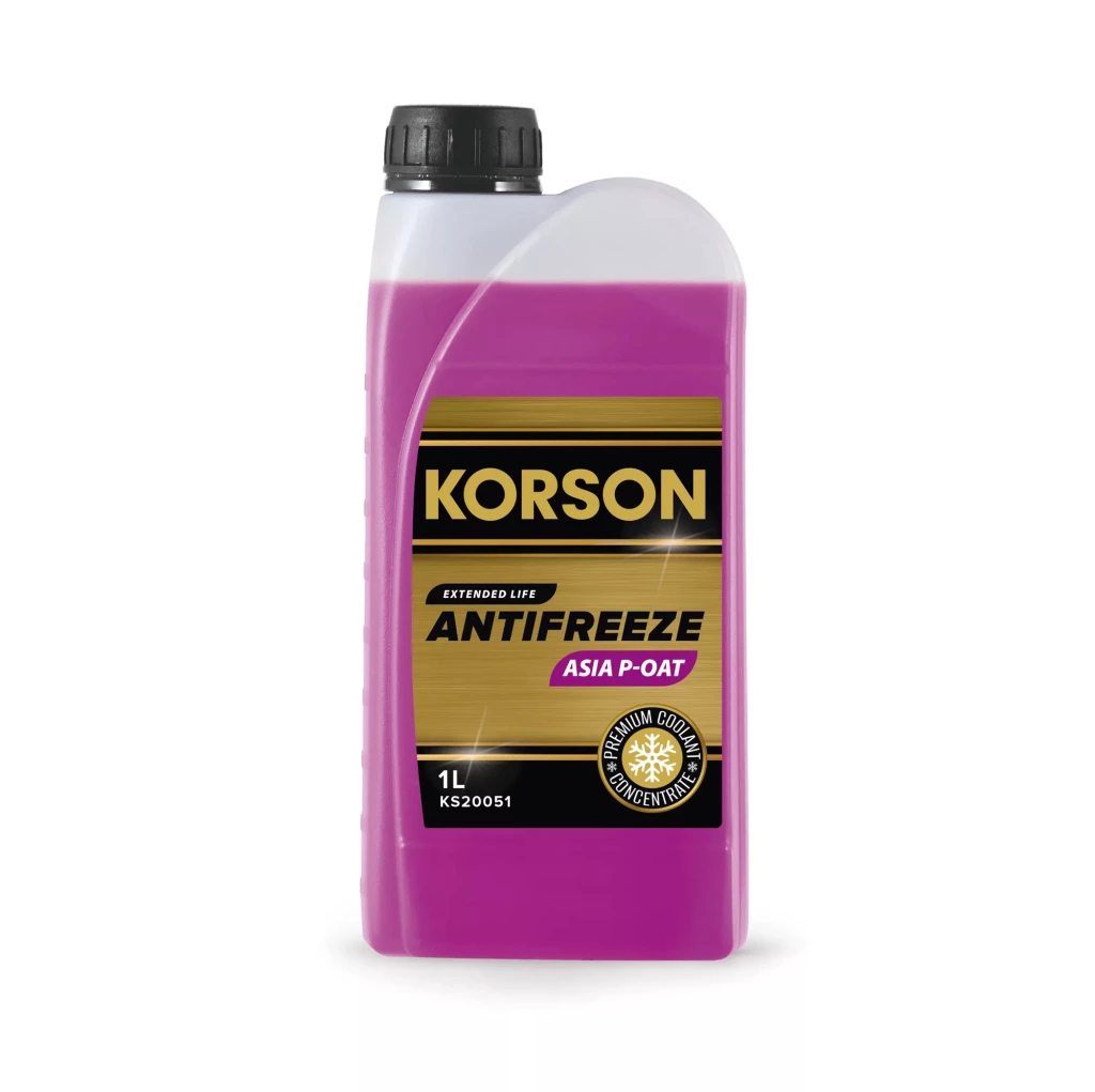 Антифриз KORSON Asia P-OAT фиолетовый -52°С концентрат 1 л