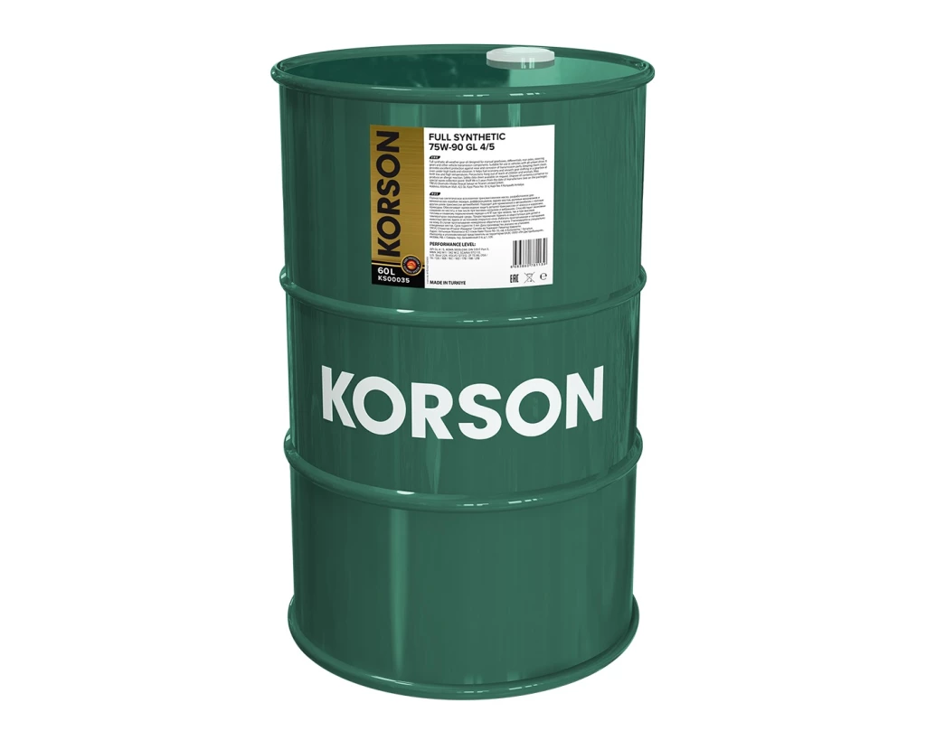 Масло трансмиссионное KORSON GL-4/5 75W-90 МКПП синтетическое 60 л