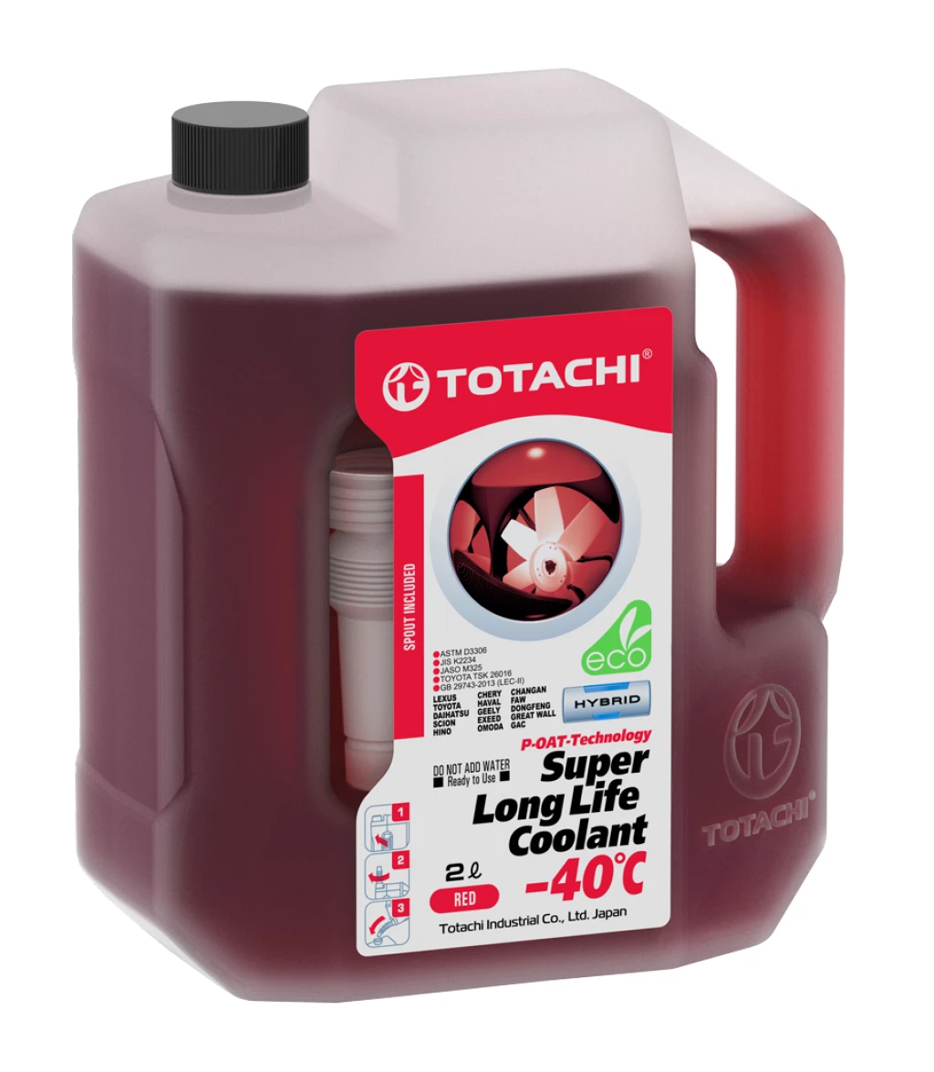 Антифриз Totachi Super Long Life Coolant красный -40°С 2 л