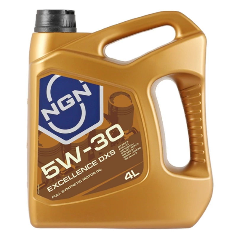 Моторное масло NGN A-Line Excellence DXS 5W-30 синтетическое 4 л