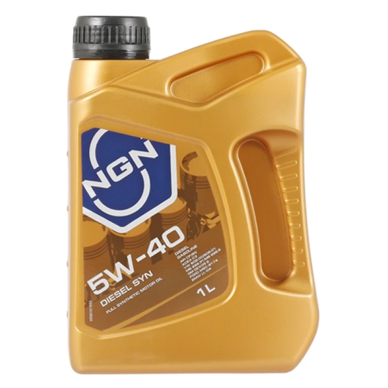Моторное масло NGN Diesel Syn 5W-40 синтетическое 1 л