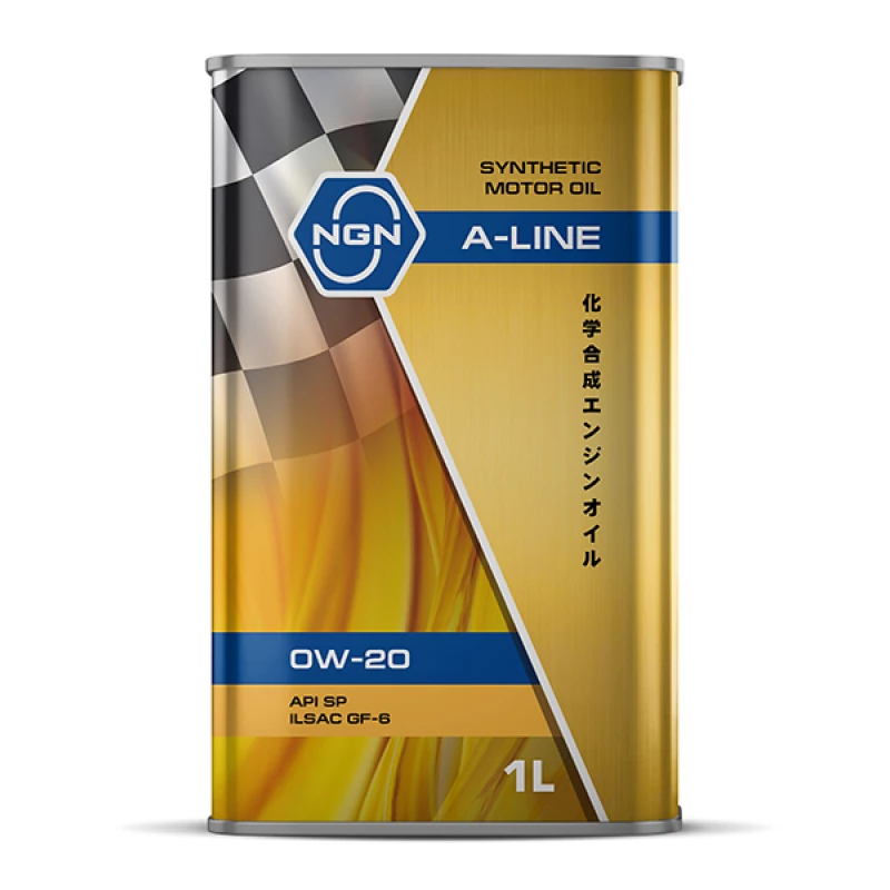 Моторное масло NGN A-Line 0W-20 синтетическое 1 л
