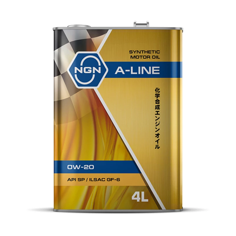 Моторное масло NGN A-Line 0W-20 синтетическое 4 л