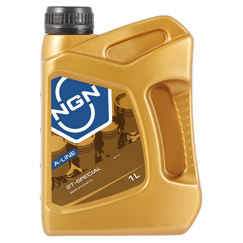 Моторное масло 2-х тактное NGN A-Line 2T-Special полусинтетическое 1 л