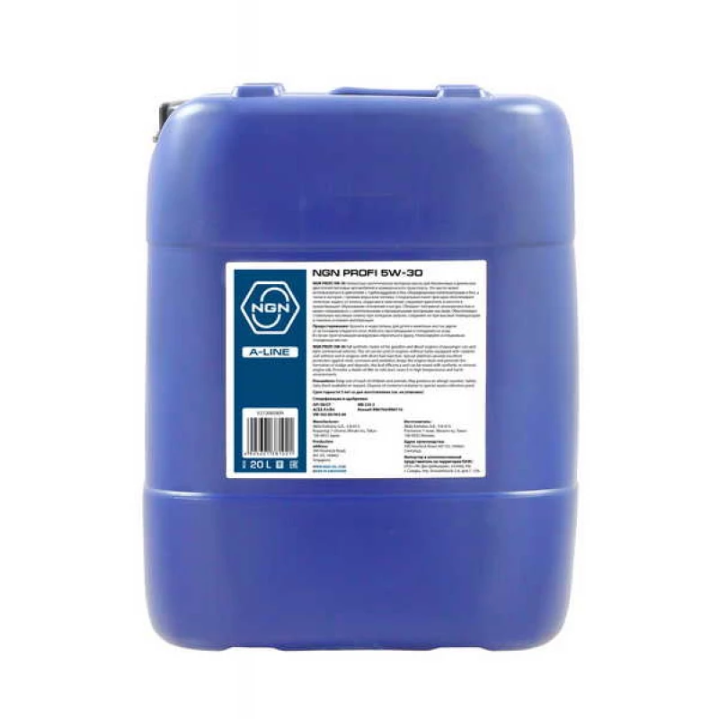 Моторное масло NGN A-Line Profi 5W-30 синтетическое 20 л