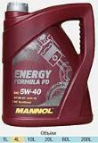 Моторное масло Mannol 7913 ENERGY FORMULA PD 5W-40 синтетическое 5 л