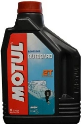 Моторное масло 2-х тактное Motul Outboard Tech 2T полусинтетическое 2 л