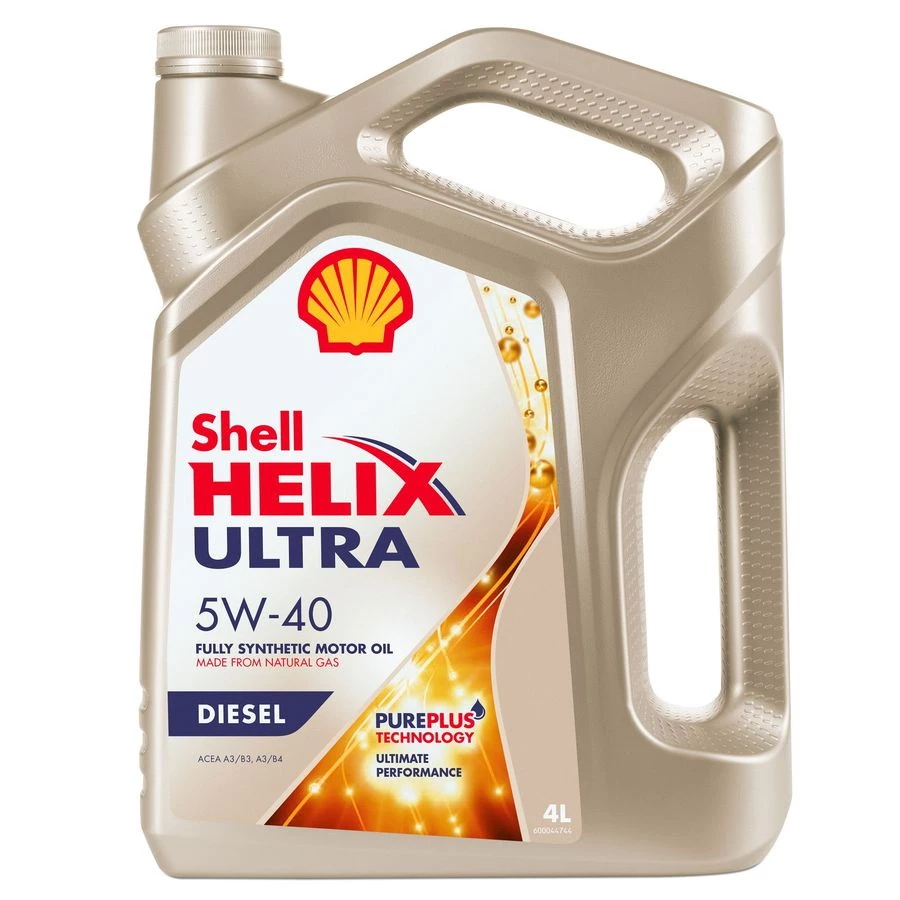 Моторное масло Shell Helix Diesel Ultra 5W-40 синтетическое 4 л