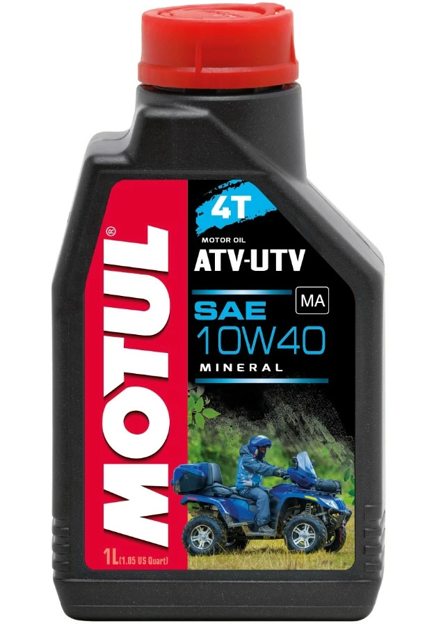 Моторное масло 4-х тактное Motul ATV UTV 4T 10W-40 минеральное 1 л