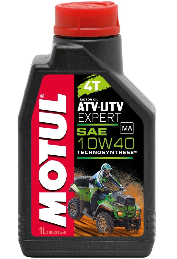Моторное масло 4-х тактное Motul ATV UTV Expert 4T 10W-40 полусинтетическое 1 л