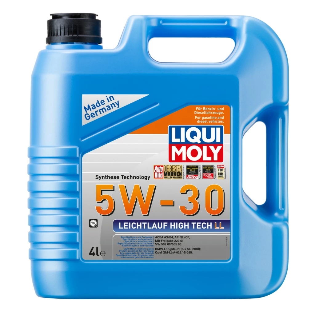 Моторное масло Liqui Moly Longtime High Tech 5W-30 синтетическое 4 л