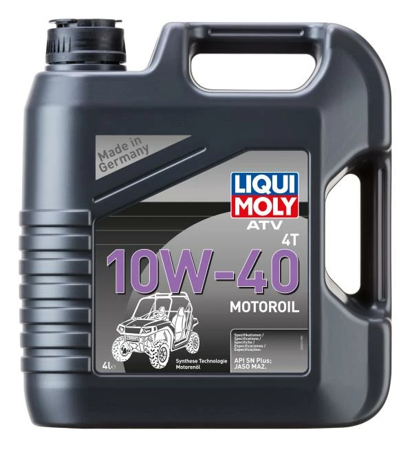 Моторное масло Liqui Moly ATV 4T Motoroil Offroad 10W-40 синтетическое 4 л