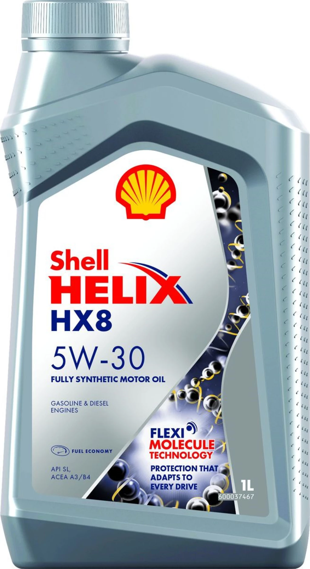 Моторное масло Shell Helix HX8 5W-30 синтетическое 1 л