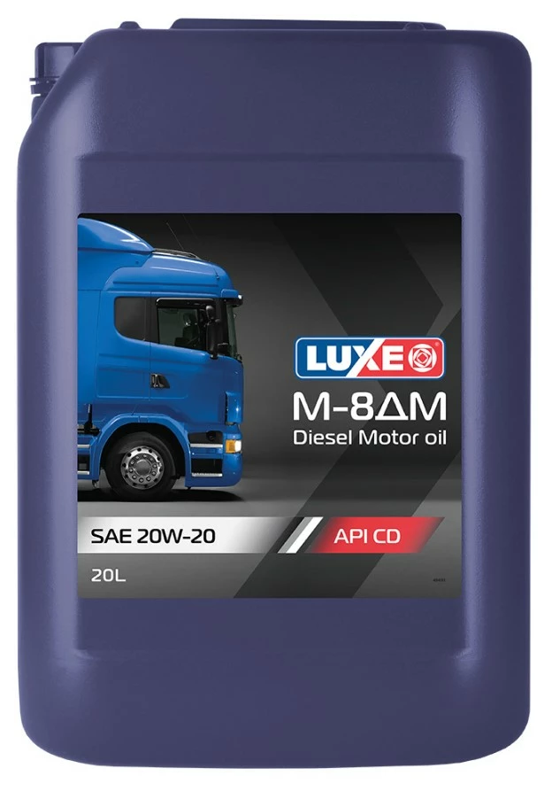 Моторное масло Luxe М8ДМ 20W-20 минеральное 20 л