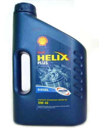 Моторное масло Shell Diesel Plus DHX7 10W-40 полусинтетическое 4 л