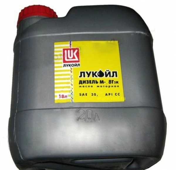 Моторное масло Лукойл М8Г2К 30 минеральное 18 л
