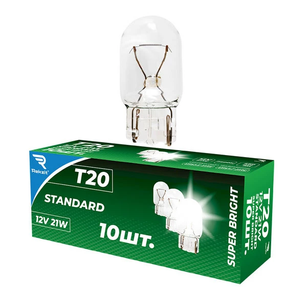 Лампа подсветки REKZIT STANDARD 90320 T20 12V 21W, 1