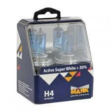 Лампа галогенная Маяк Active Super White H4 12V 60/55W, 2 шт.