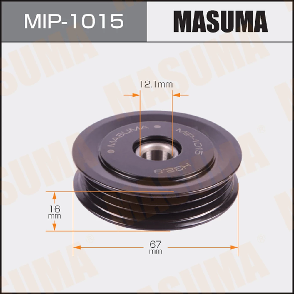 Ролик натяжителя ремня привода навесного оборудования Masuma MIP-1015