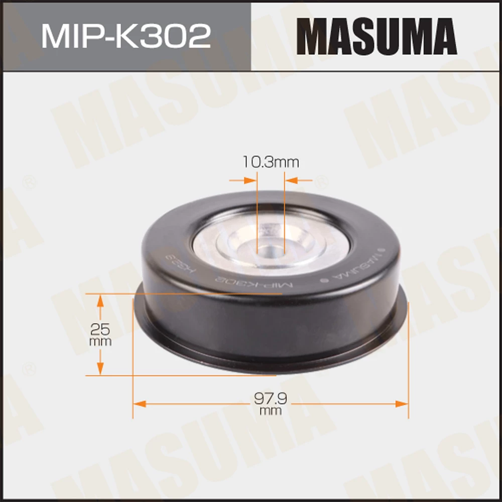 Ролик натяжителя ремня привода навесного оборудования Masuma MIP-K302